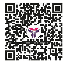 A qr code with a butterfly logo

Description automatically generated