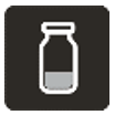 A black and white icon with a black background

Description automatically generated